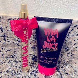 Juicy Couture travel perfume and lotion